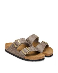 BIRKENSTOCK SANDALO DONNA ARIZONA SYNTHETICS LEO GREY TAUPE 1031941 CO
