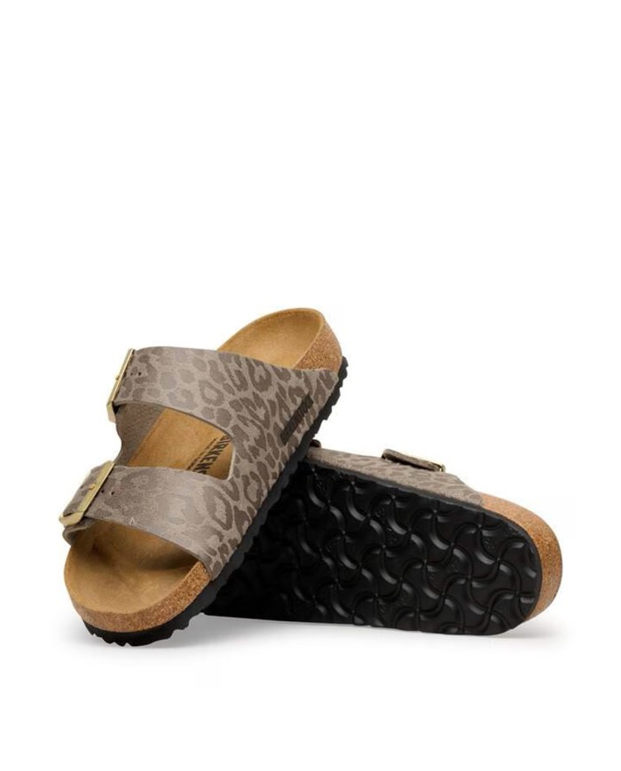 BIRKENSTOCK SANDALO DONNA ARIZONA SYNTHETICS LEO GREY TAUPE 1031941 CO