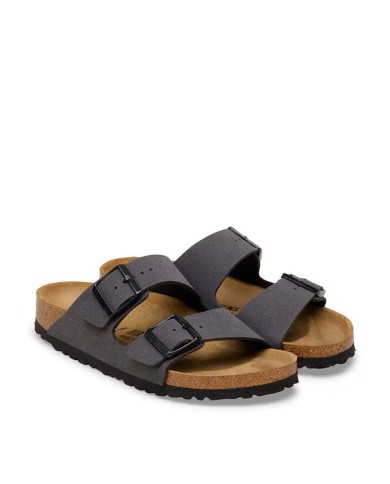 BIRKENSTOCK SANDALO DONNA ARIZONA BIRKBUK VELVET GREY TAUPE 1032023 CO