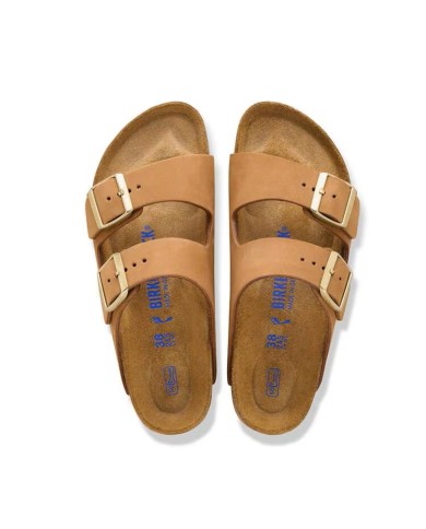 BIRKENSTOCK SANDALO DONNA ARIZONA SFB NUBUCK LEATHER MINK 1032086 CO