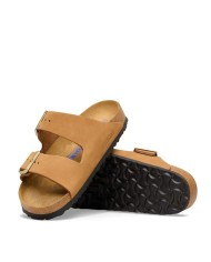 BIRKENSTOCK SANDALO DONNA ARIZONA SFB NUBUCK LEATHER MINK 1032086 CO