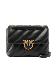 PINKO BORSA DONNA LOVE PUFF MAXI QUILT A TRACOLLA GRANDE BLACK GOLD 100037 126