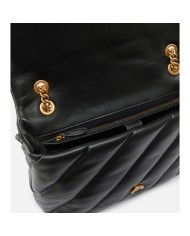 PINKO BORSA DONNA LOVE PUFF MAXI QUILT A TRACOLLA GRANDE BLACK GOLD 100037 126