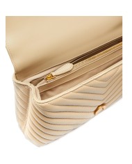 PINKO BORSA DONNA LOVE LADY PUFF MEDIA A MANO SHEEP BEIGE GOLD 100043 126