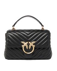 PINKO BORSA DONNA LOVE LADY PUFF MINI A MANO SHEEP BLACK GOLD 100044 126
