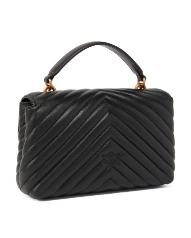 PINKO BORSA DONNA LOVE LADY PUFF MINI A MANO SHEEP BLACK GOLD 100044 126