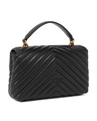 PINKO BORSA DONNA LOVE LADY PUFF MINI A MANO SHEEP BLACK GOLD 100044 126