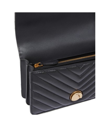 PINKO BORSA DONNA LOVE ONE PICCOLA DC SHEEP BLACK GOLD 100074 126