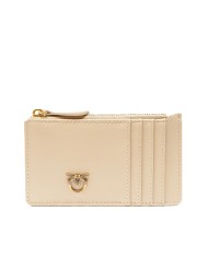 PINKO PORTATESSERE AIRONE CARDHOLDER BEIGE GOLD 100251 126