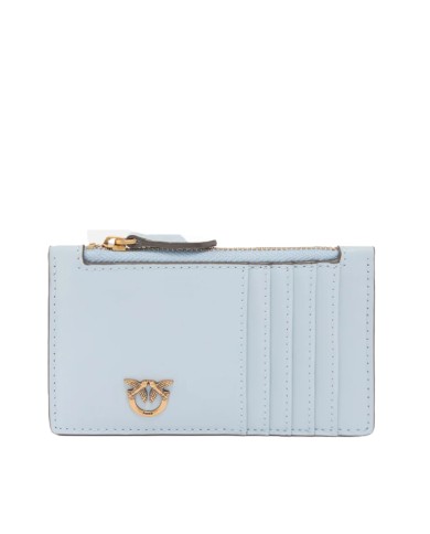 PINKO PORTATESSERE AIRONE CARDHOLDER AZZURRO GOLD 100251 126