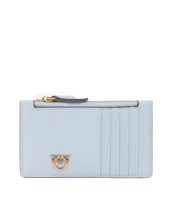 PINKO PORTATESSERE AIRONE CARDHOLDER AZZURRO GOLD 100251 126