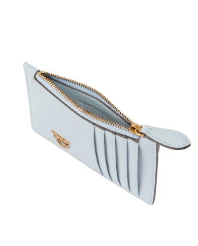 PINKO PORTATESSERE AIRONE CARDHOLDER AZZURRO GOLD 100251 126