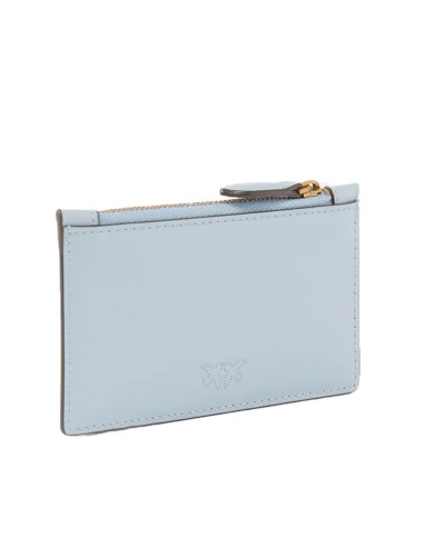 PINKO PORTATESSERE AIRONE CARDHOLDER AZZURRO GOLD 100251 126