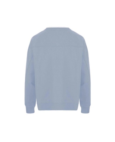 PINKO FELPA NELLY  LOGO RICAMO AZZURRO ARONA 100534 126