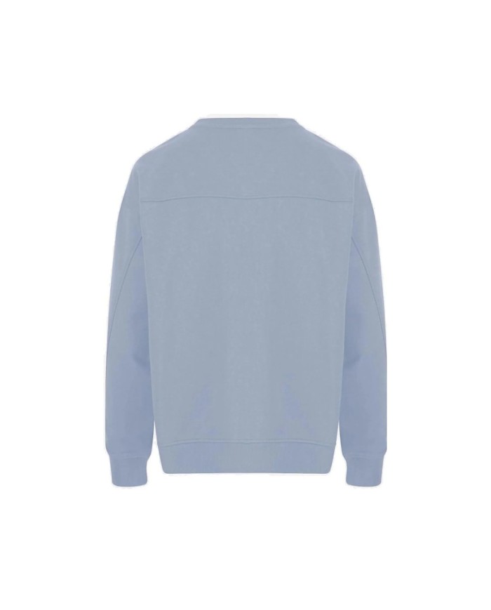 PINKO FELPA NELLY  LOGO RICAMO AZZURRO ARONA 100534 126