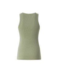 PINKO CANOTTA CALCOLATORE CON APPLICAZIONE LOGO LOVE BIRDS VERDE 100807 126