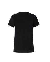 PINKO T-SHIRT START JERSEY RICAMO LOGO NERO LIMOUSINE 101752 126