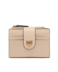 PINKO PORTAFOGLIO DONNA WALLET SMALL MULTI PIRPOSE BEIGE GOLD 103610 126