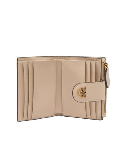 PINKO PORTAFOGLIO DONNA WALLET SMALL MULTI PIRPOSE BEIGE GOLD 103610 126