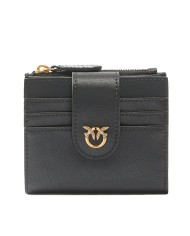 PINKO PORTAFOGLIO DONNA WALLET SMALL MULTI PIRPOSE BLACK GOLD 103610 126