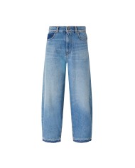 PINKO JEANS ESTELLE EGG DIRTY BALOON BLUE DENIM 103857 126