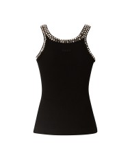 PINKO CANOTTA CORIANDOLI COSTINA NERO LIMOUSINE 104109 126