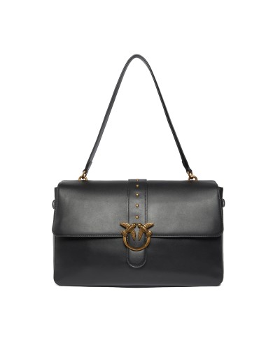 PINKO BORSA DONNA LOVE ONE EXTRA SLOUCHY A SPALLA BLACK GOLD 105067 126