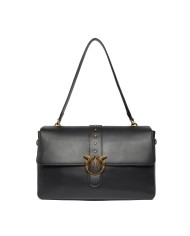 PINKO BORSA DONNA LOVE ONE EXTRA SLOUCHY A SPALLA BLACK GOLD 105067 126