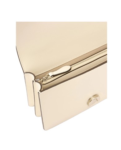 PINKO BORSA DONNA LOVE ONE PICCOLA A TRACOLLA CLASSIC VITELLO BIANCO E SILVER 105856 126