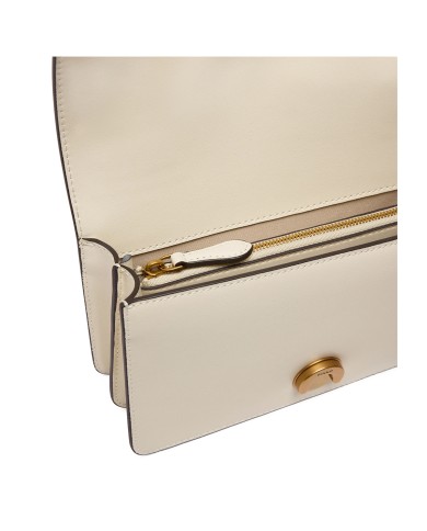 PINKO BORSA DONNA LOVE ONE PICCOLA A TRACOLLA CLASSIC VITELLO BIANCO E GOLD 105856 126