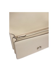 PINKO BORSA DONNA LOVE ONE MEDIA A MANO CLASSIC VITELLO BIANCO E SILVER 105857 126