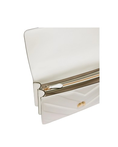 PINKO BORSA DONNA LOVE ONE CLASSIC TRIPLA CATENA BIANCO NEMBO - GOLD MORDORE' 106294 126
