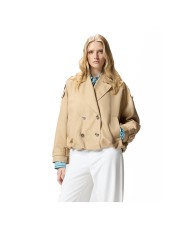 PINKO TRENCH CORTO TRISCIA DOPPIOPETTO BEIGE CHANTILLY 106325 126