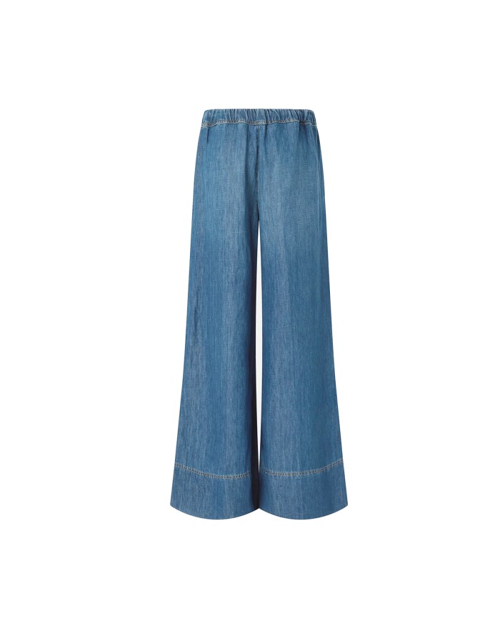 PINKO JEANS AMPI IN DENIM DI MISTO LINO 106398 126