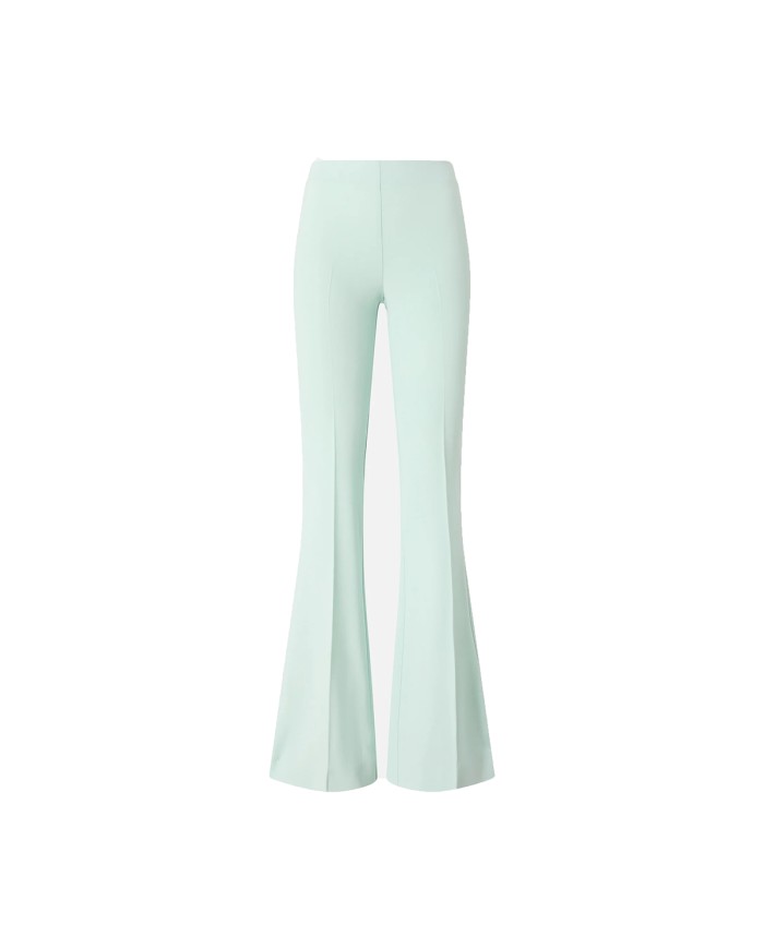 PINKO PANTALONI COCOMERO SVASATI CON PIEGA STIRATA VERDE SALVIA 106445 126