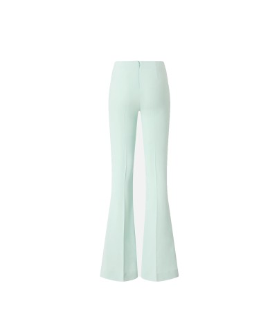 PINKO PANTALONI COCOMERO SVASATI CON PIEGA STIRATA VERDE SALVIA 106445 126