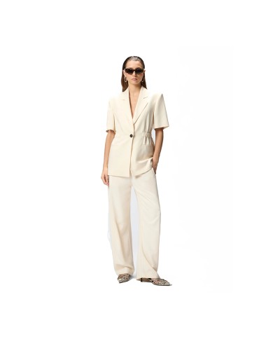 PINKO PANTALONI LEXY CON CINTURA BIANCO CIGNO 106492 126