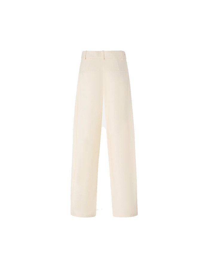 PINKO PANTALONI LEXY CON CINTURA BIANCO CIGNO 106492 126