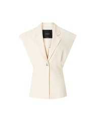 PINKO GIACCA FLOELLA SMANICATA EFFETTO RUSTICO BIANCO CIGNO 106509 126
