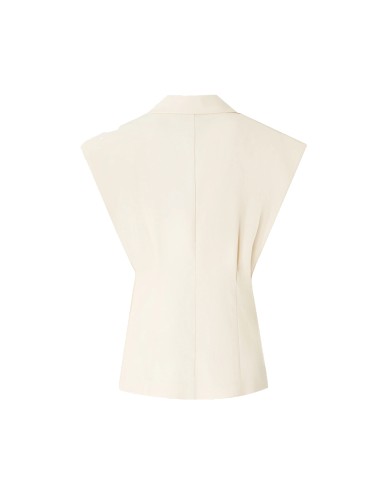 PINKO GIACCA FLOELLA SMANICATA EFFETTO RUSTICO BIANCO CIGNO 106509 126