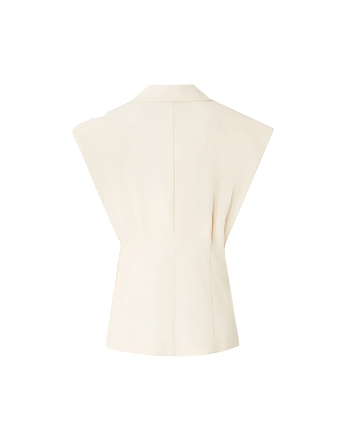PINKO GIACCA FLOELLA SMANICATA EFFETTO RUSTICO BIANCO CIGNO 106509 126