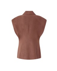 PINKO GIACCA FLOELLA SMANICATA EFFETTO RUSTICO TERRA X PIANTE 106509 126