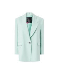 PINKO GIACCA MANDARINO DOUBLE CON BOTTONI GIOILELLO SALVIA 106628 126