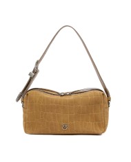 PINKO BORSA DONNA BAULETTO TRITTICO NABUCK STAMPA COCCO CANGURO 106761 126