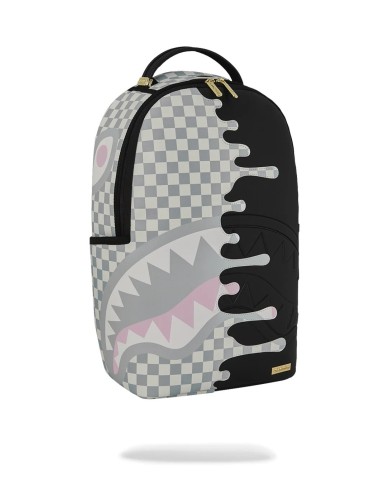 SPRAYGROUND ZAINO CREAM CHECK UNIFINISCHED SHARK BACKPACK 910B8758NSZ 126