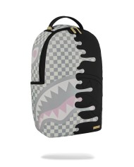 SPRAYGROUND ZAINO CREAM CHECK UNIFINISCHED SHARK BACKPACK 910B8758NSZ 126