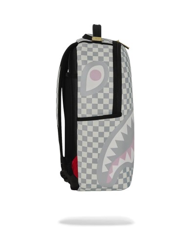 SPRAYGROUND ZAINO CREAM CHECK UNIFINISCHED SHARK BACKPACK 910B8758NSZ 126