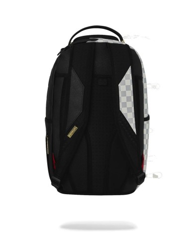 SPRAYGROUND ZAINO CREAM CHECK UNIFINISCHED SHARK BACKPACK 910B8758NSZ 126