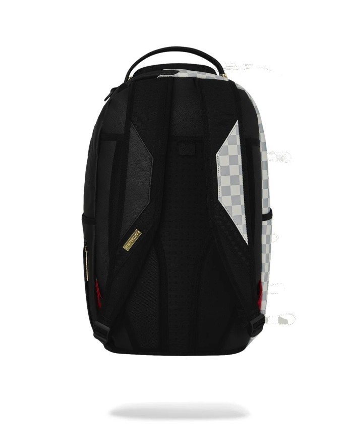 SPRAYGROUND ZAINO CREAM CHECK UNIFINISCHED SHARK BACKPACK 910B8758NSZ 126