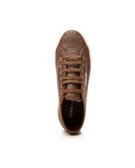 SUPERGA SCARPA DONNA SNEAKER PLATFORM RAFFIA BROWN COFEE S41518W 126